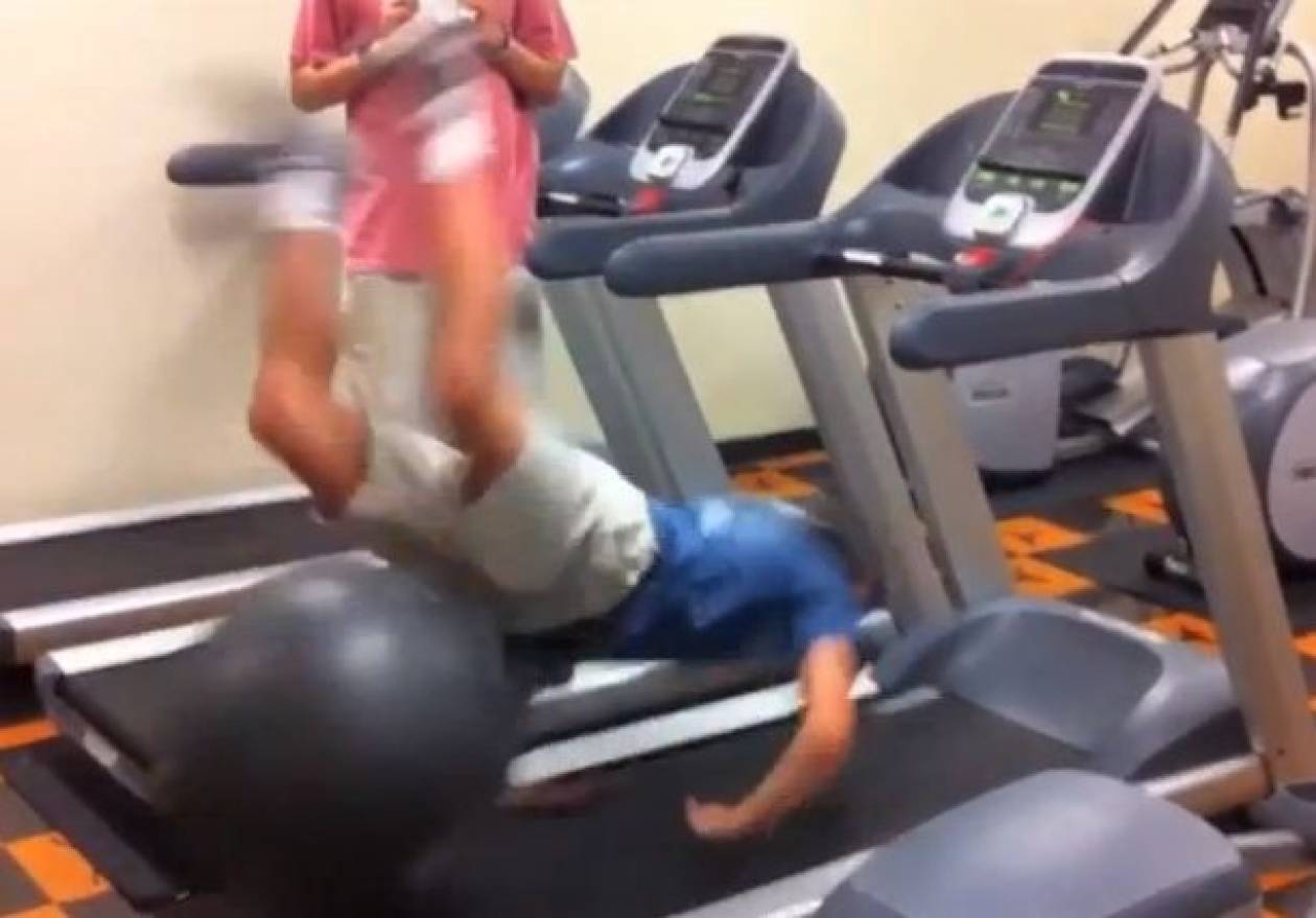 Βίντεο: Fails πάνω σε διάδρομο γυμναστικής!