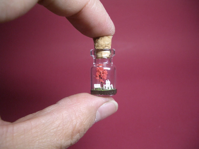 Μικρόκοσμοι μέσα σε μπουκάλια (pics)