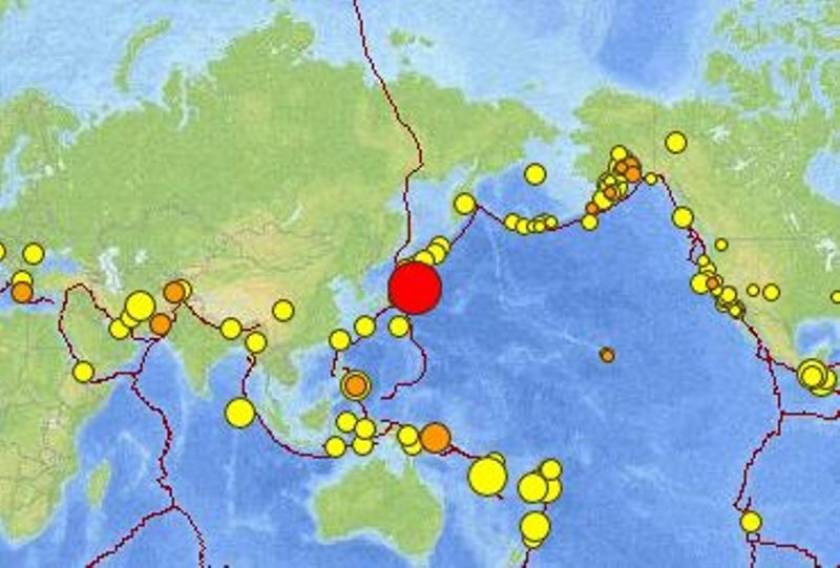 Ισχυρός σεισμός - Κίνδυνος τσουνάμι στην Ιαπωνία