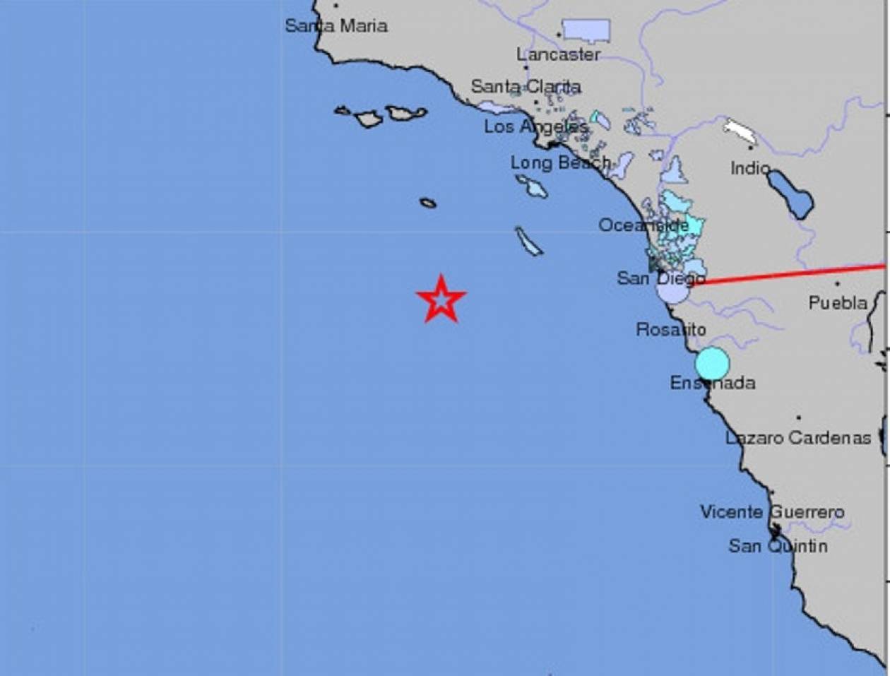 Σεισμός 6,1 βαθμών στην Καλιφόρνια