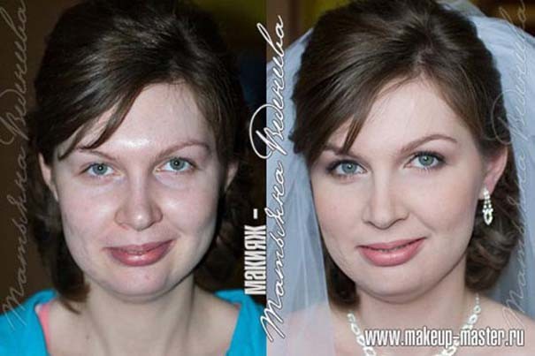 Γυναίκες πριν και μετά το μακιγιάζ (pics)