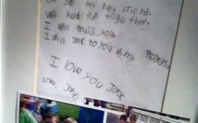 Κονέκτικατ: Το συγκινητικό γράμμα 6χρονου στον αδικοχαμένο φίλο του