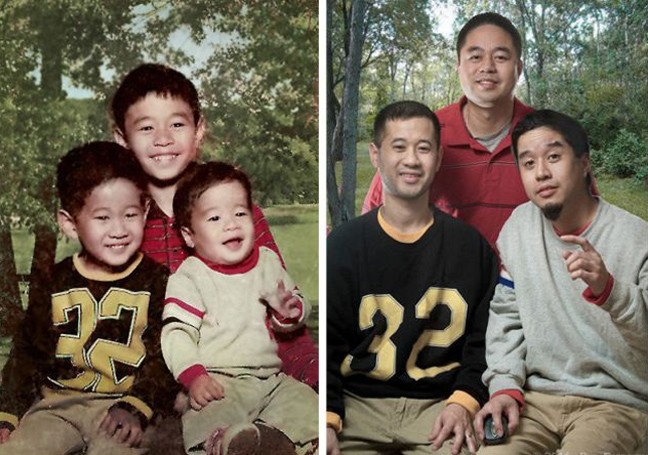 Έβγαλαν την ίδια φωτογραφία 20 χρόνια μετά!(pics)