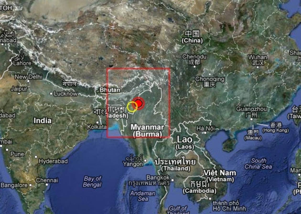 Σεισμός 6 Ρίχτερ στη Μιανμάρ