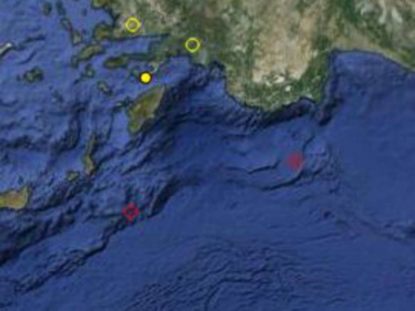 ΠΡΙΝ ΛΙΓΟ: Σεισμός 4 Ρίχτερ στη Ρόδο
