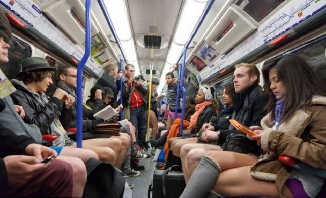 Βίντεο: Μπήκαν στο μετρό χωρίς... παντελόνια!