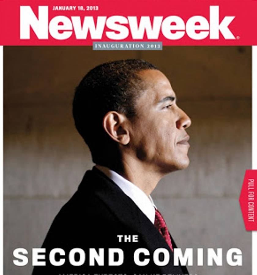 «Δευτέρα Παρουσία» η δεύτερη θητεία του Ομπάμα, για το Newsweek!