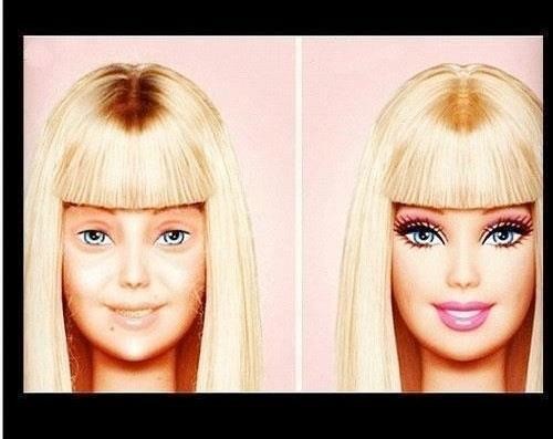 Απίστευτη φωτογραφία: Η γνωστή σε όλους Barbie... χωρίς μακιγιάζ