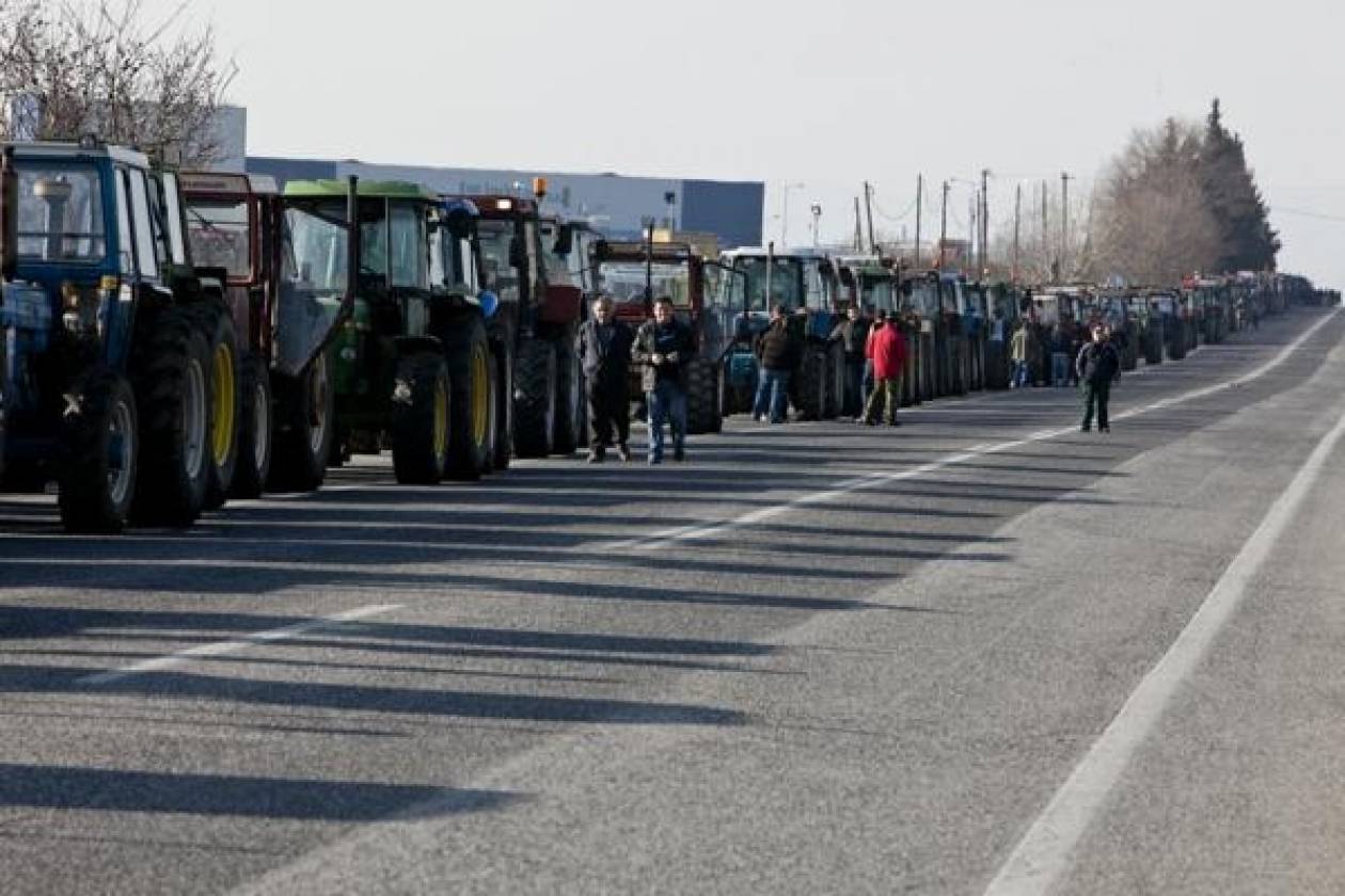 Σέρρες:Σε πλατείες και κομβικά σημεία επαρχιακών οδών αύριο τα τρακτέρ