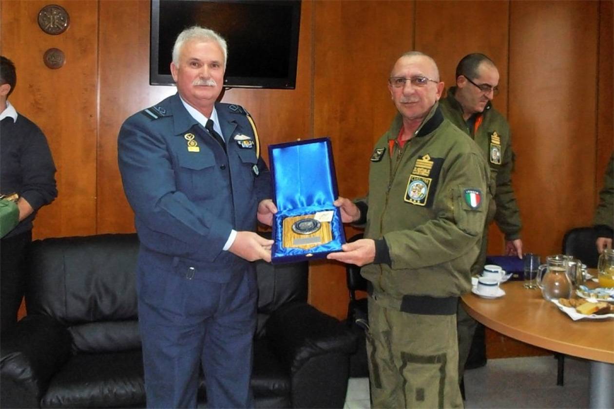 Επίσκεψη Διοικητή ΔΑΕ Ιταλικής Πολεμικής Αεροπορίας στην 120 ΠΕΑ