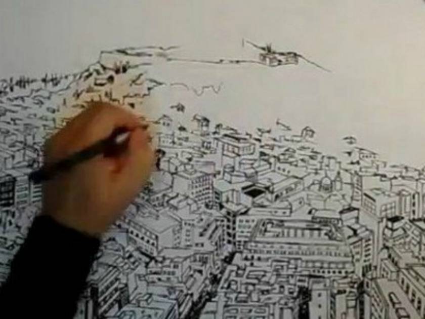 Το βίντεο που σαρώνει: Ζωγραφίζοντας την Αθήνα σε 2 λεπτά!