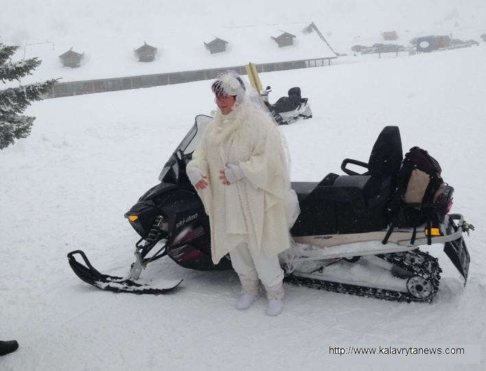 Γάμος στα χιόνια στα Καλάβρυτα: Δείτε φωτογραφίες!