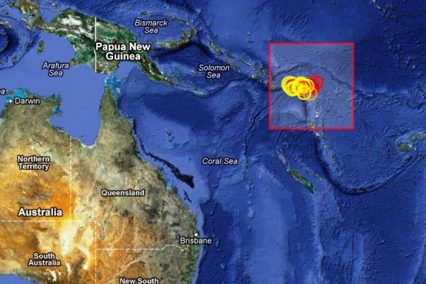 Σεισμός 5,8 Ρίχτερ στα Νησιά του Σολομώντα