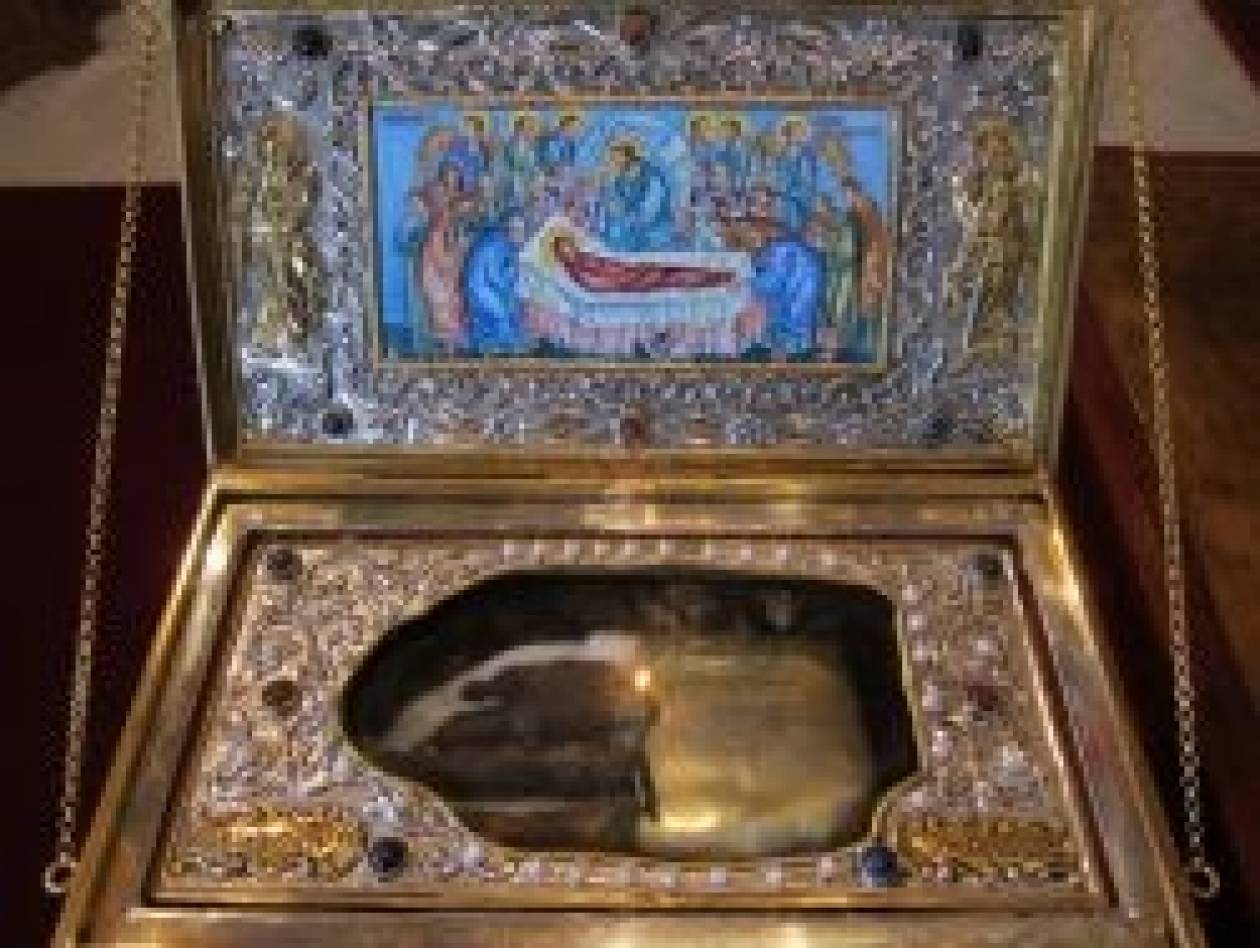 Το ιερό λείψανο της Αγίας Μαρίνας στην Ιερά Αρχιεπισκοπή Κύπρου