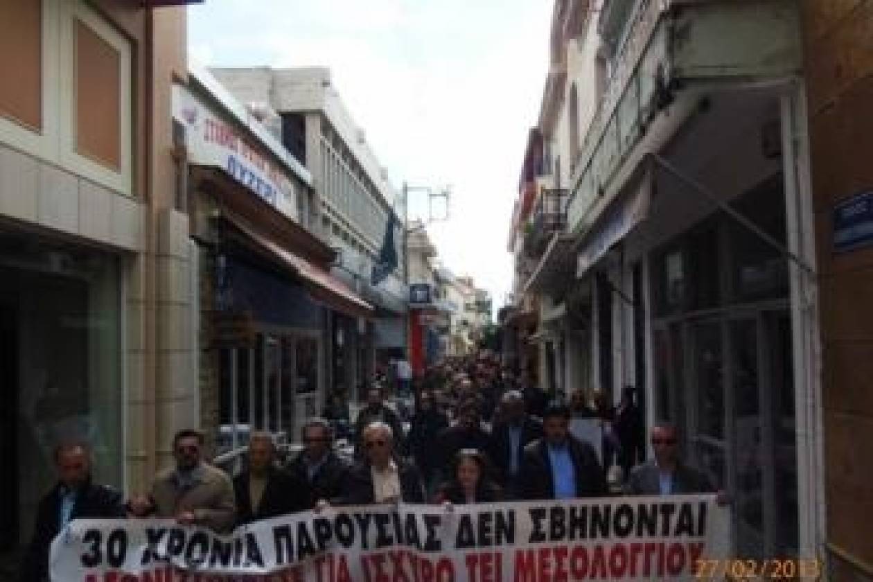 Μεσολόγγι: Σε απεργία πείνας ο δήμαρχος κατά του σχεδίου «Αθηνά»