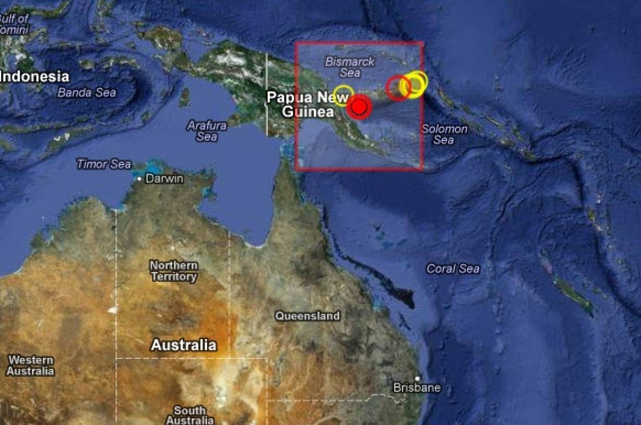 Σεισμός 6,2 Ρίχτερ στη Νέα Γουινέα