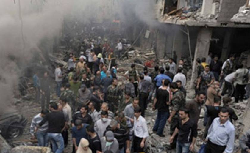Tρεις νεκροί από εκρήξεις στη Δαμασκό