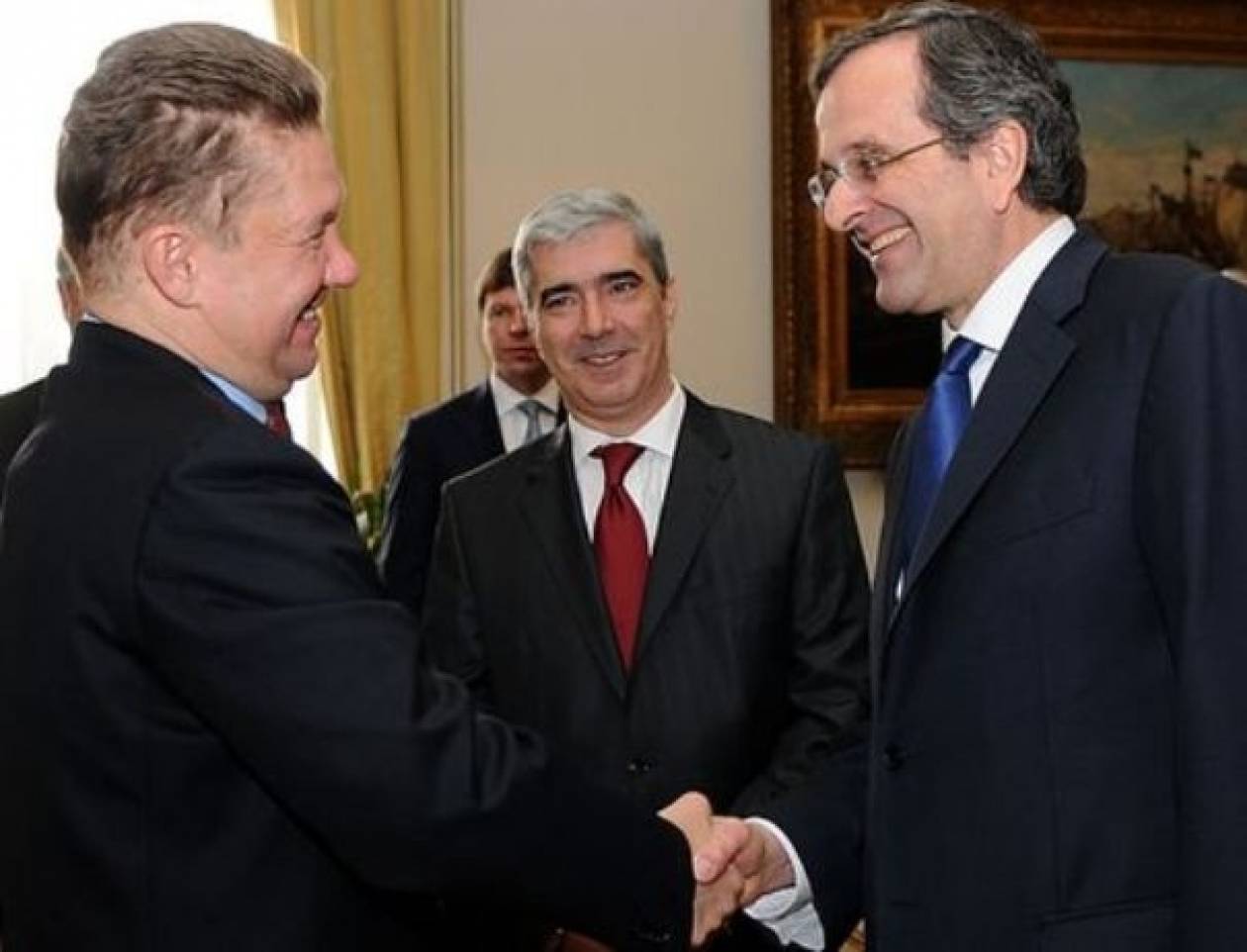 Συνάντηση Σαμαρά με τον αντιπρόεδρο της Gazprom