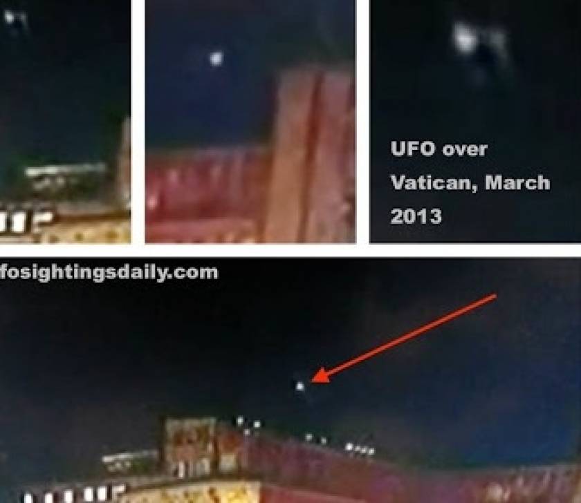 Βίντεο: UFO πάνω από το Βατικανό κατά την αναγγελία του νέου Πάπα;