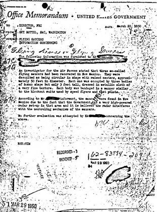 Οι εξηγήσεις του FBI για το διάσημο έγγραφο περί UFO