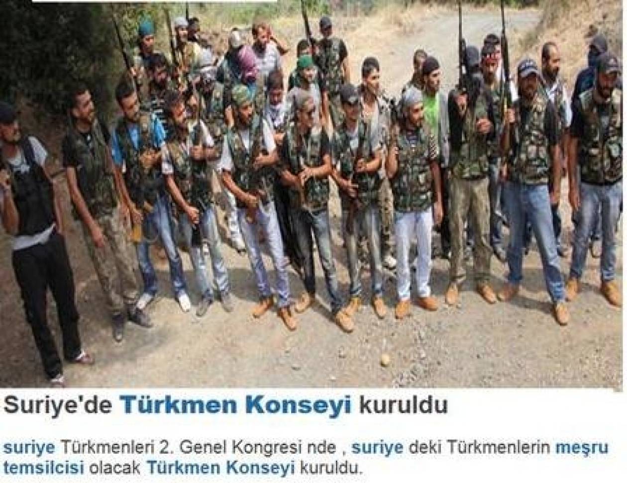 Ιδρύθηκε το Συμβούλιο των Τουρκμένων Συρίας στην Τουρκία