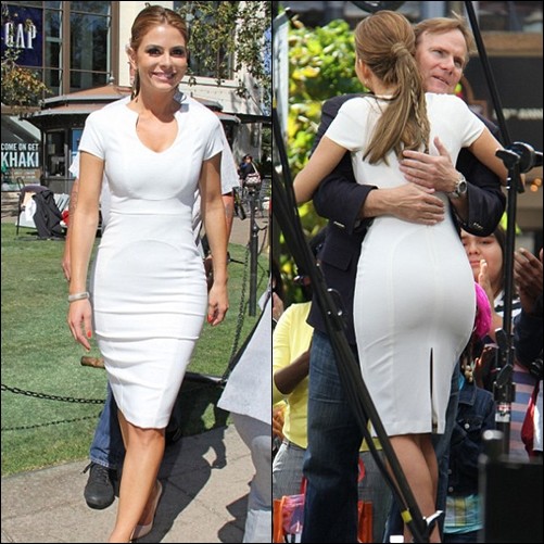 Το λευκό, σέξι, κολλητό φόρεμα της Μ. Μενούνος κόβει ανάσες! (pics)