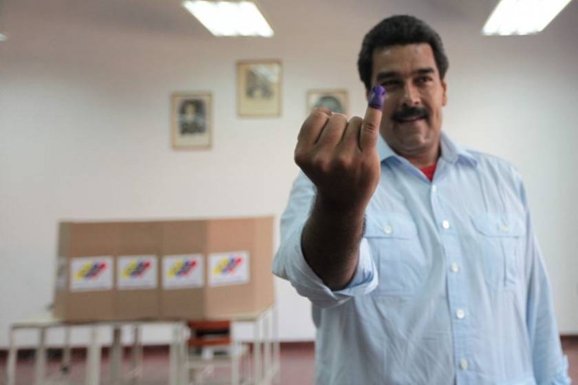 Νίκη του Μαδούρο στις εκλογές της Βενεζουέλας