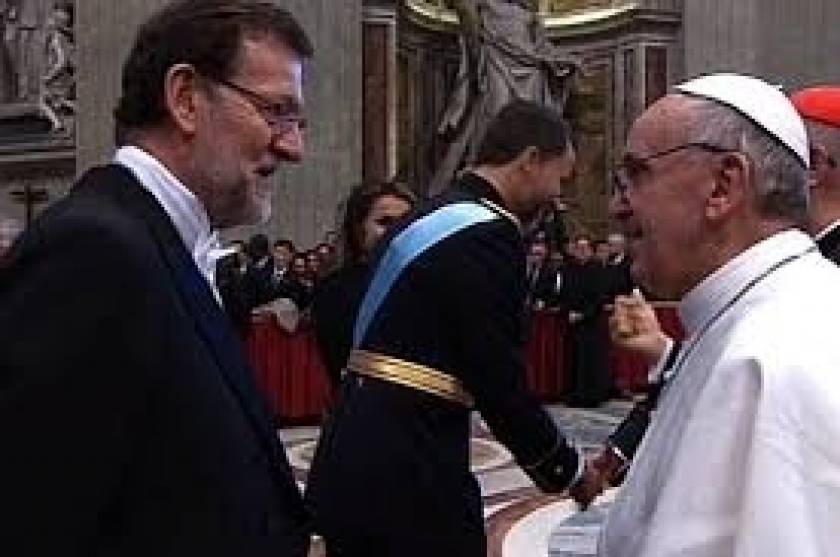 Βατικανό: Συνάντηση Μαριάνο Ραχόι με τον Πάπα Φραγκίσκο