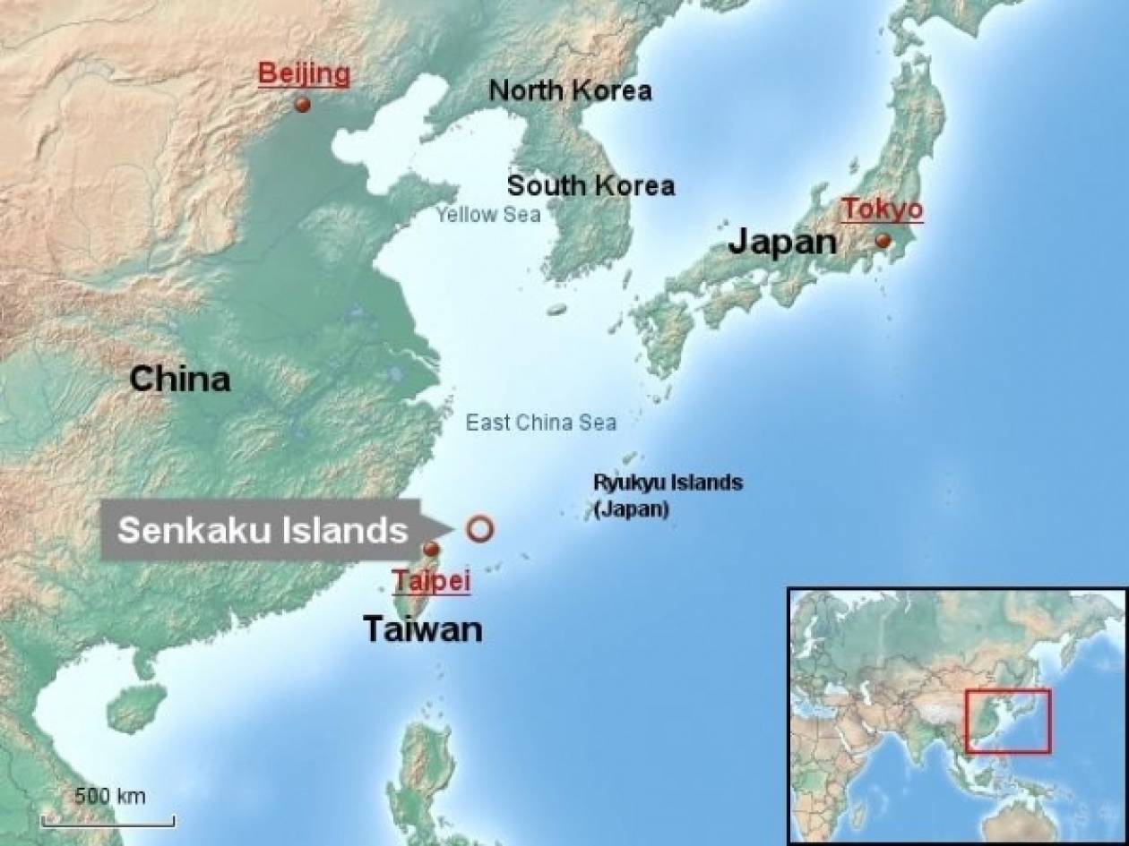 Κινεζικά πλοία εισήλθαν στα χωρικά ύδατα των νησιών Σενκάκου