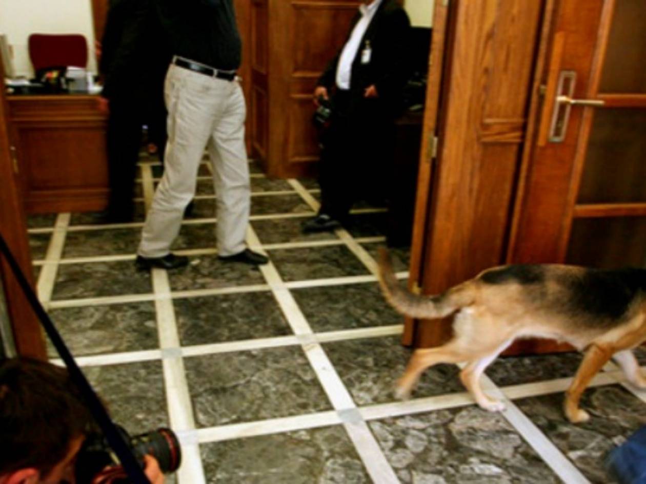 Απίστευτο: Σκύλος «τα έκανε» έξω από την αίθουσα του Υπουργικού