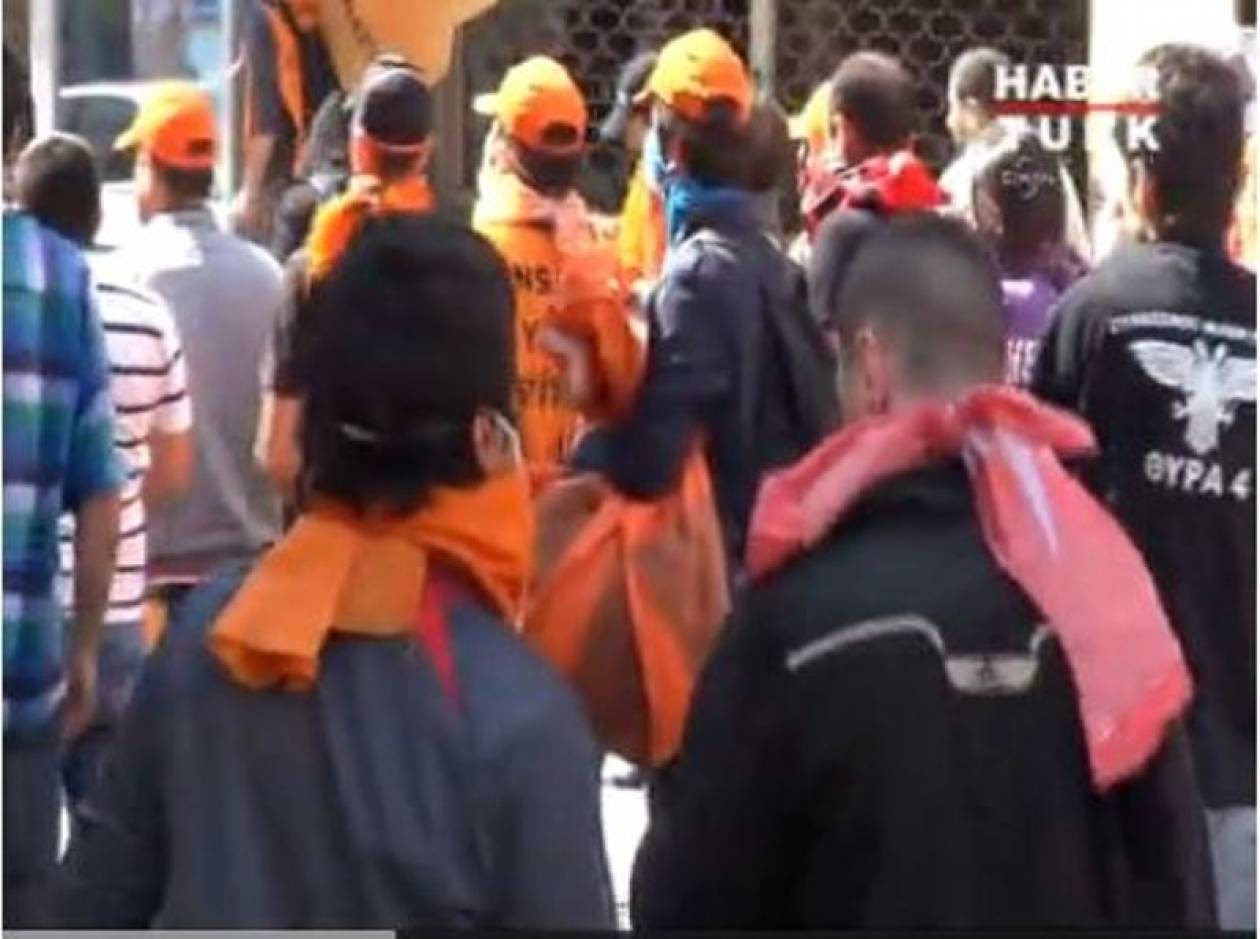Βίντεο: Οπαδός του ΠΑΟΚ στα επεισόδια της Κωνσταντινούπολης