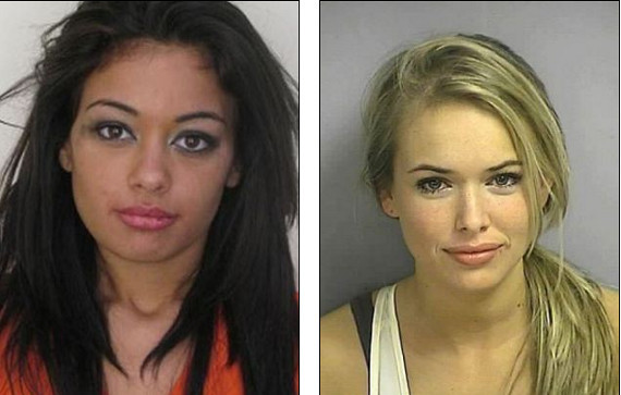 Τα πιο... όμορφα «κακά κορίτσια» ποζάρουν κατά τη σύλληψή τους
