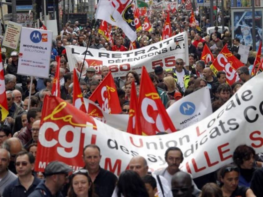 Παρίσι: Μεγάλη διαδήλωση εναντίον των πολιτικών λιτότητας