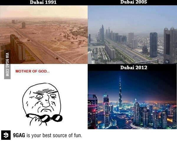 Απίστευτη φωτογραφία: Δείτε πως έγινε το Ντουμπάι μέσα σε λίγα χρόνια