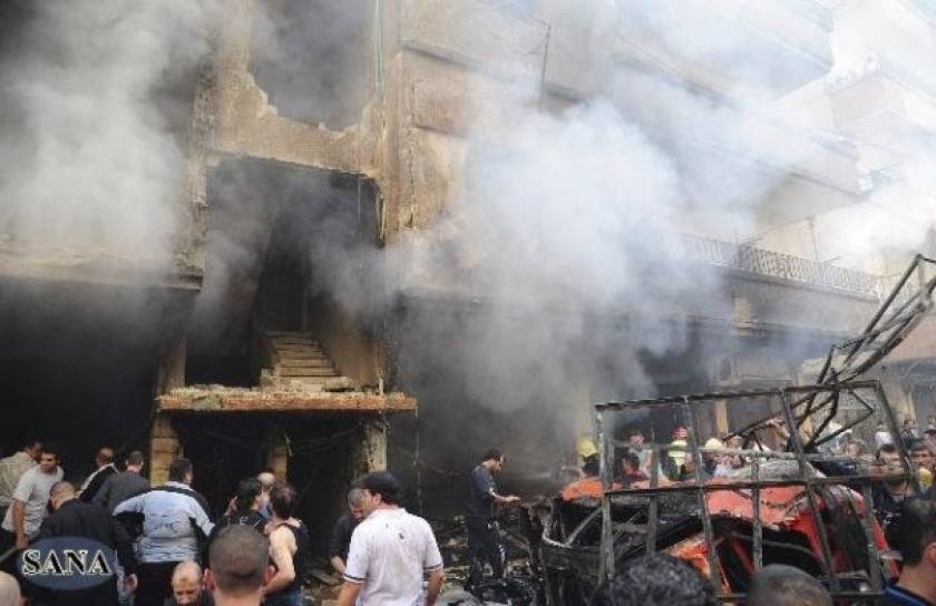 Ισχυρή έκρηξη συγκλόνισε τη Δαμασκό