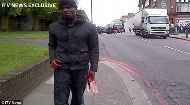 Εικόνα-ΣΟΚ: Ο αιματοβαμμένος δράστης της σφαγής στο Λονδίνο