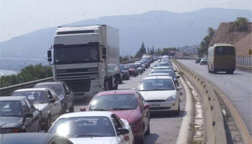 Αποκαταστάθηκε η κυκλοφορία στην Εθνική Οδό Αθηνών-Κορίνθου