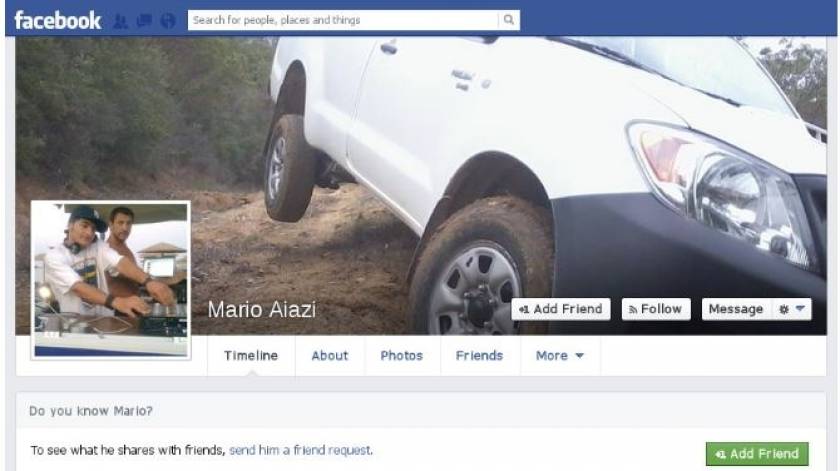 Το προφίλ στο Facebook του Αλβανού που άρπαξε την 13χρονη (pics)