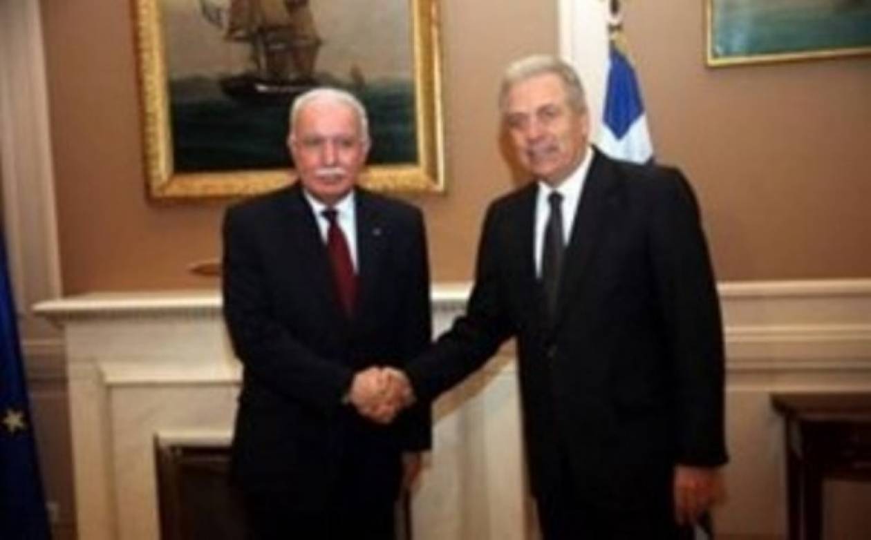 Συνάντηση Αβραμόπουλου με τον Παλαιστίνιο υπουργό Εξωτερικών
