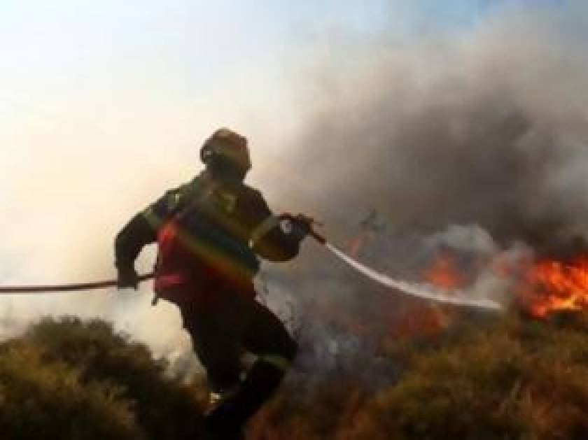 Ηράκλειο: Υπό πλήρη έλεγχο όλα τα μέτωπα των πυρκαγιών