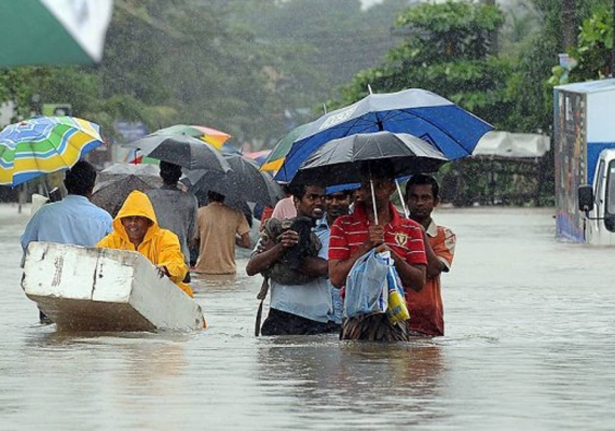 Σρι Λάνκα: Έξι νεκροί και 500 αγνοούμενοι εξαιτίας καταιγίδας