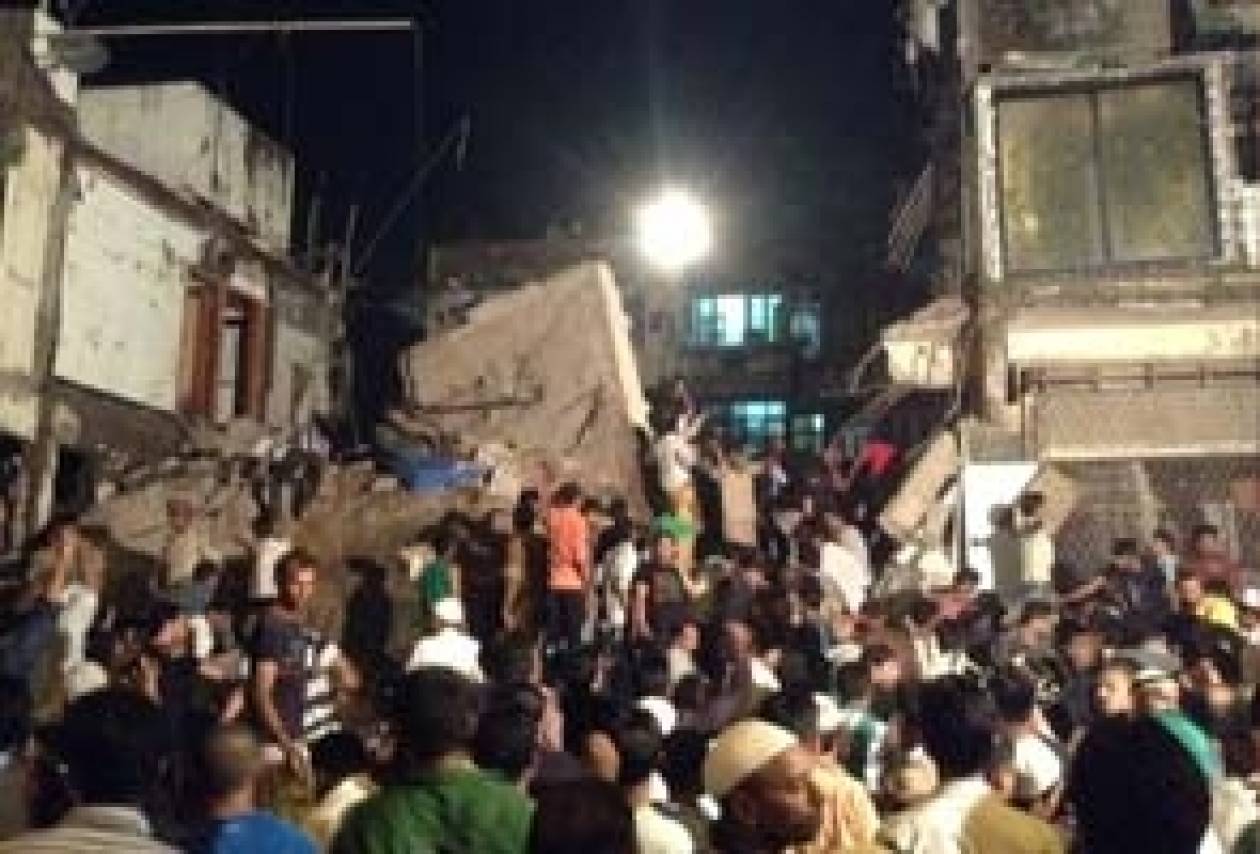 Ινδία: Κατάρρευση πολυώροφου κτηρίου στη Βομβάη