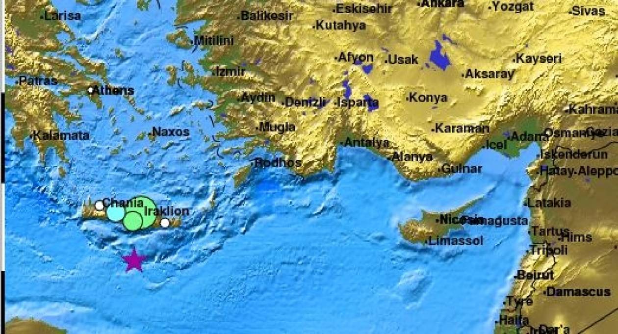 Σεισμός Κρήτη: Στο «χορό» των Ρίχτερ το νησί-Ανήσυχοι οι κάτοικοι