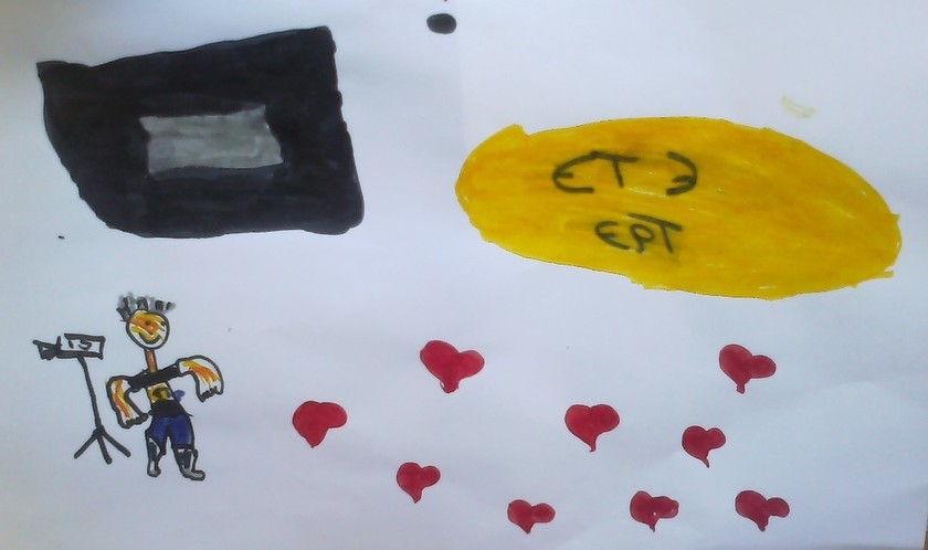 ΕΡΤ: Οι μικροί φίλοι ζωγραφίζουν για την κρατική τηλεόραση (pics)!