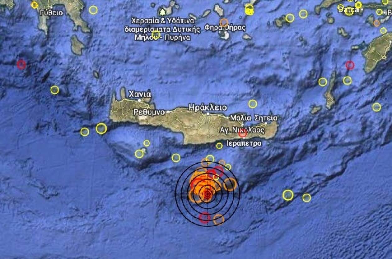 Σεισμός 3,9 Ρίχτερ στο Λιβυκό πέλαγος