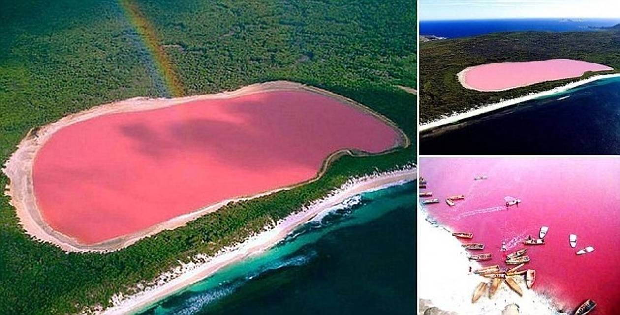 Δείτε τις εντυπωσιακές ροζ λίμνες που υπάρχουν στον κόσμο! (pics)