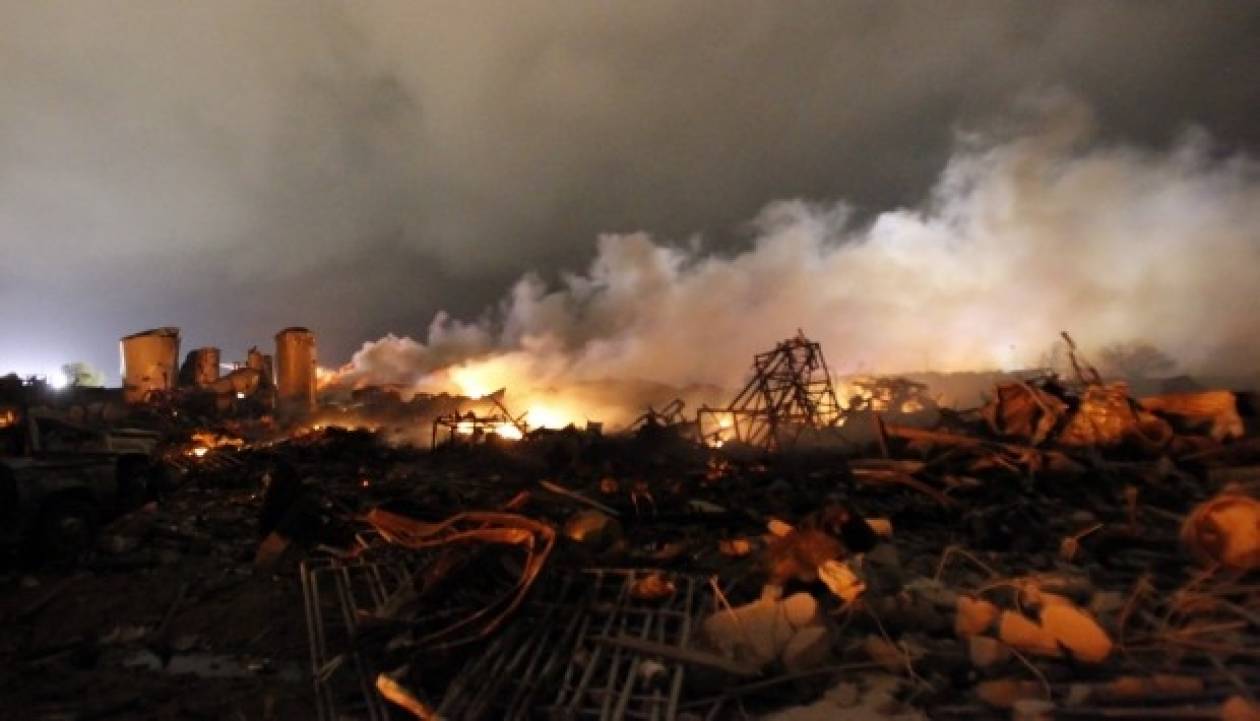 ΗΠΑ: Έκρηξη σε εργοστάσιο λιπασμάτων στην Ιντιάνα