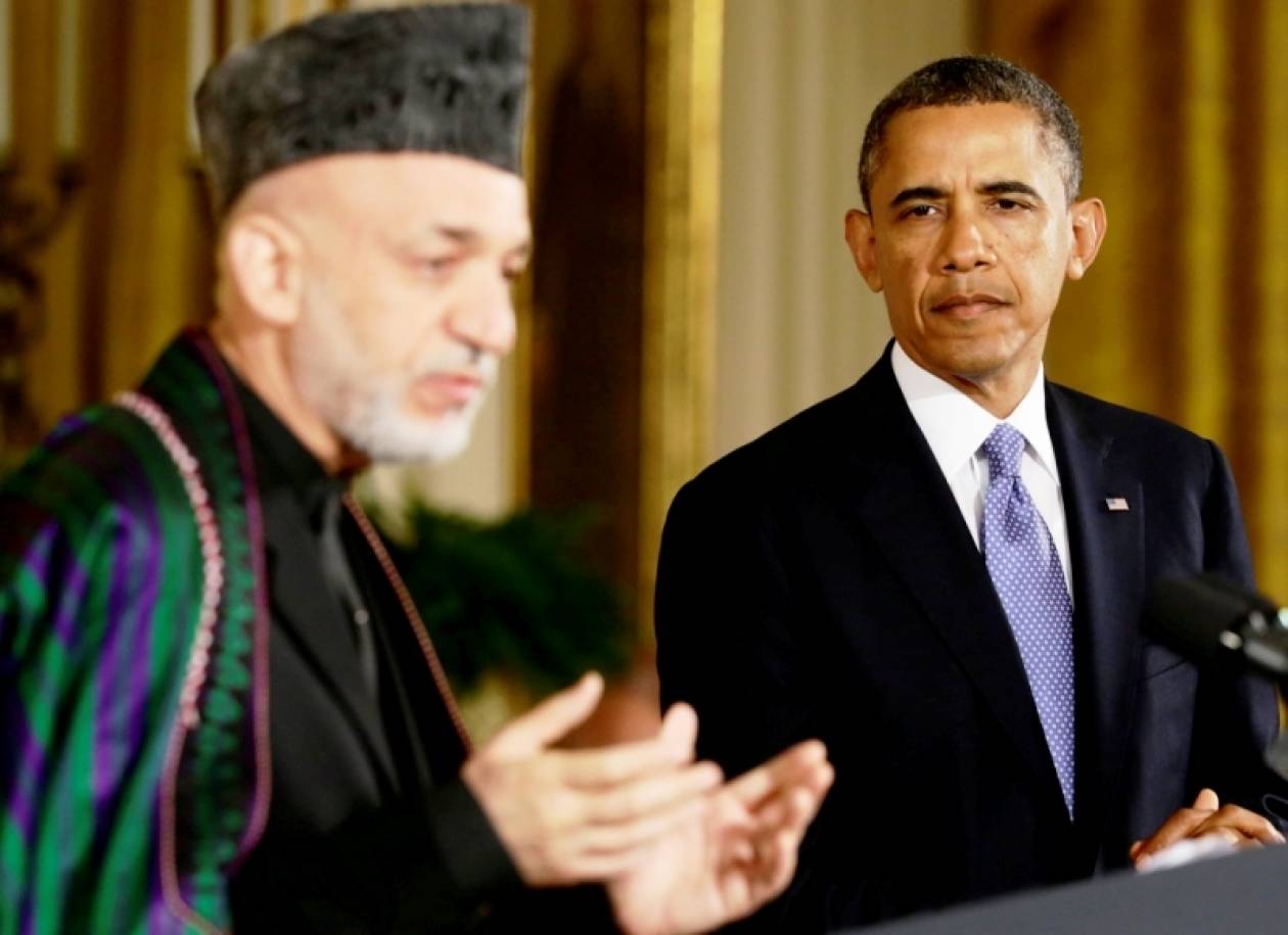 Αφγανιστάν: Ομπάμα και Καρζάι δεσμευτήκαν για μια ειρηνική διαδικασία