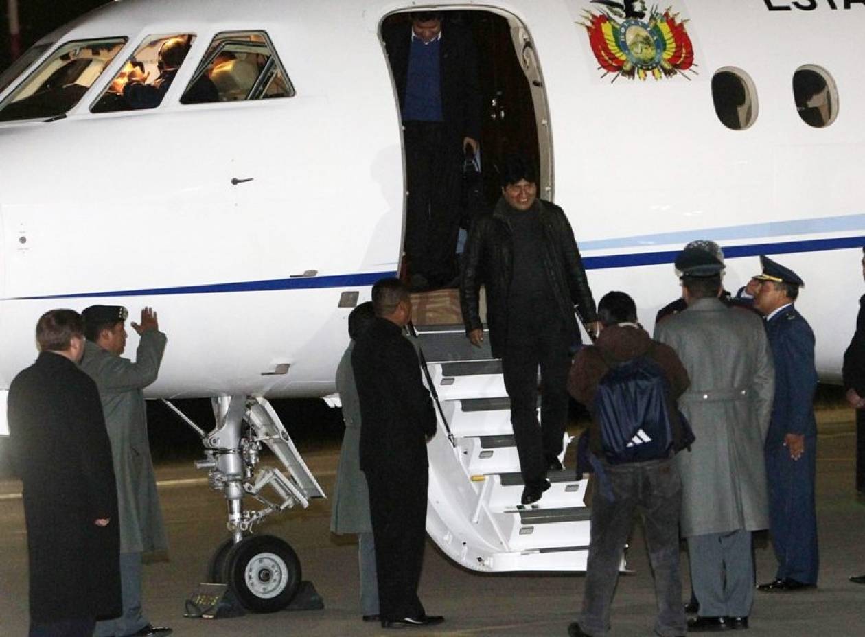 Ο πρόεδρος Μοράλες έφτασε στη Βολιβία
