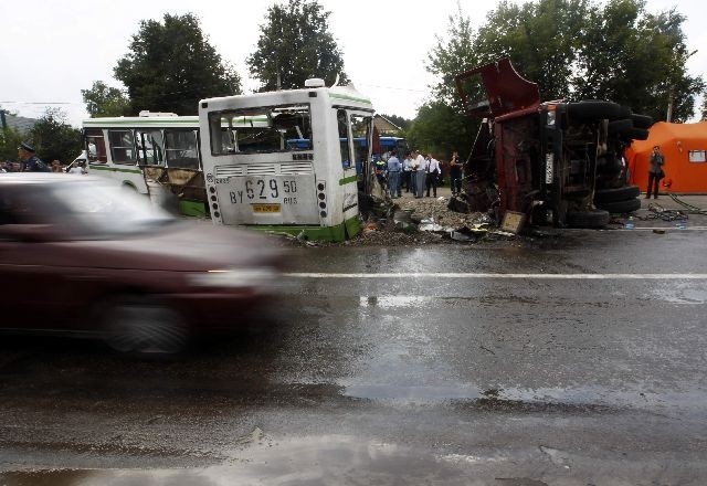 Ρωσία: Φονική σύγκρουση φορτηγού με λεωφορείο που μετέφερε παιδιά 